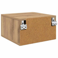 Produktbild för Nattduksbord artisan ek 35 x 35 x 20 cm Konstruerat trä