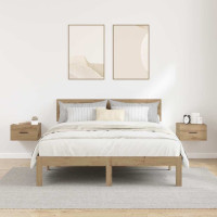 Produktbild för Nattduksbord 2 pcs artisan ek 35 x 35 x 20 cm Konstruerat trä