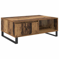 Produktbild för Kaffeebord Gammalt trä 90 x 60 x 35 cm Konstruerat trä