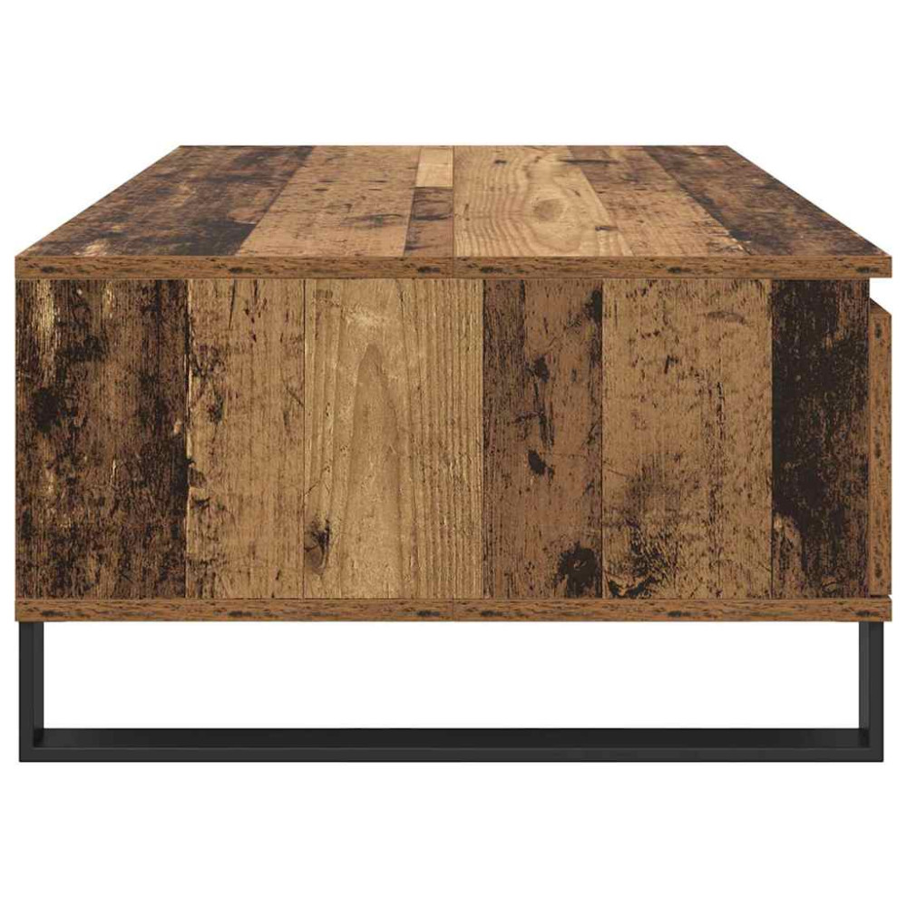 Produktbild för Kaffeebord Gammalt trä 90 x 60 x 35 cm Konstruerat trä