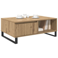 Produktbild för Kaffeebord Artisan Ek 90 x 60 x 35 cm Konstruerat trä