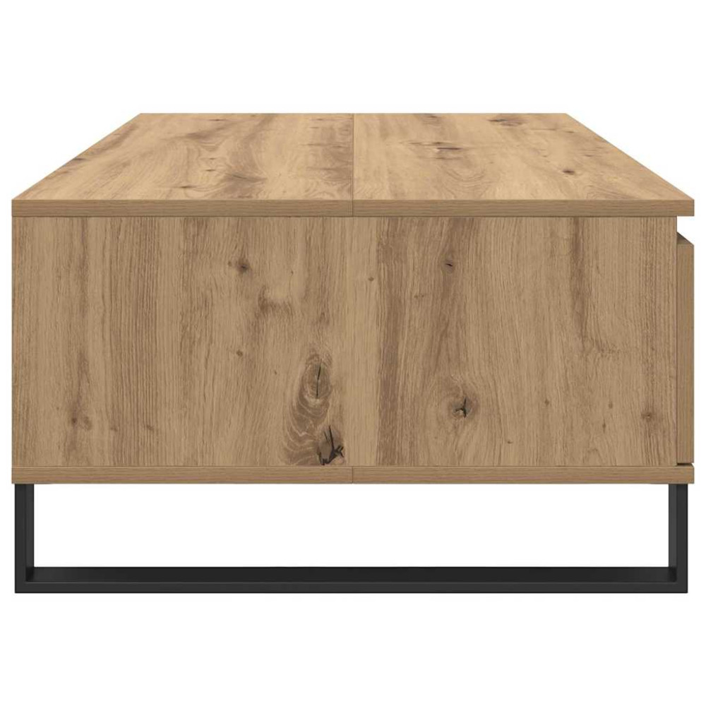 Produktbild för Kaffeebord Artisan Ek 90 x 60 x 35 cm Konstruerat trä