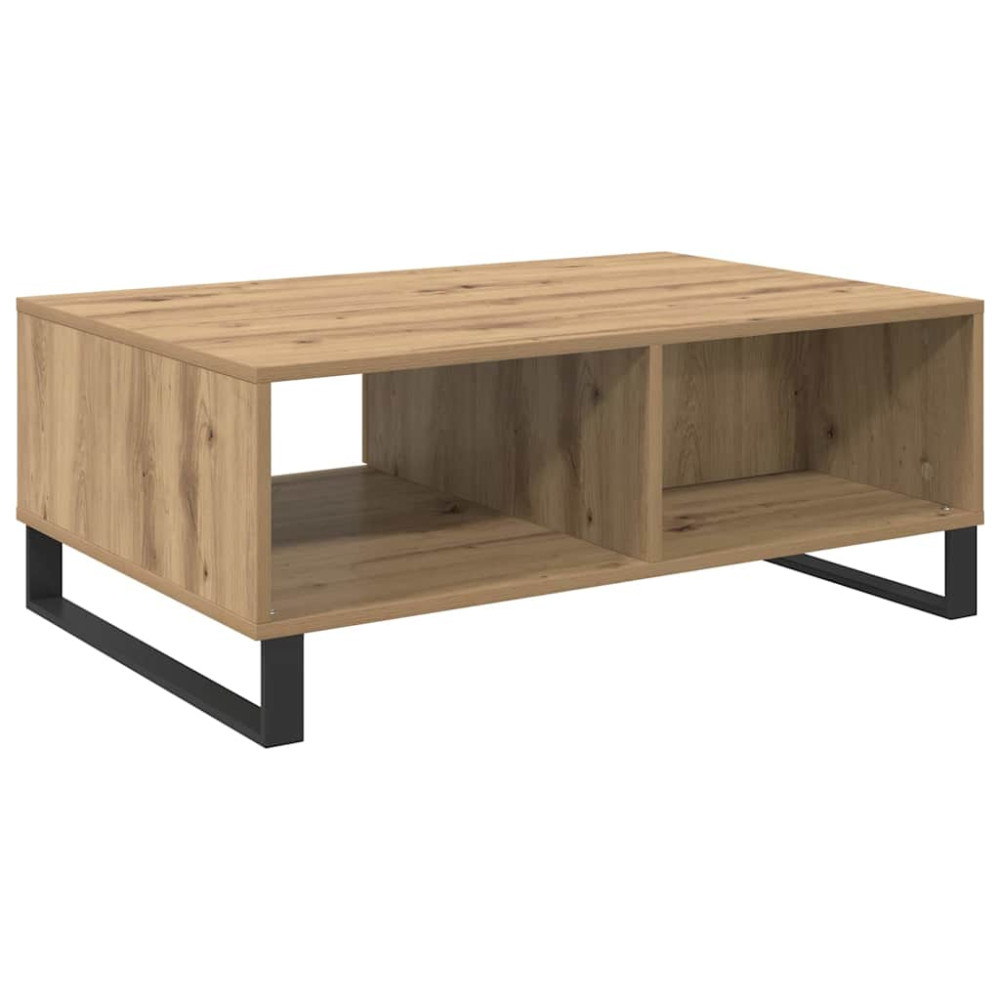 Produktbild för Kaffeebord Artisan Ek 90 x 60 x 35 cm Konstruerat trä