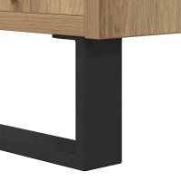 Produktbild för Kaffeebord Artisan Ek 90 x 60 x 35 cm Konstruerat trä