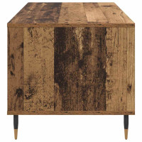 Produktbild för Kaffeebord med låda Gammalt trä 90 x 49 x 45 cm Konstruerat trä