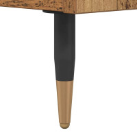 Produktbild för Kaffeebord med låda Gammalt trä 90 x 49 x 45 cm Konstruerat trä
