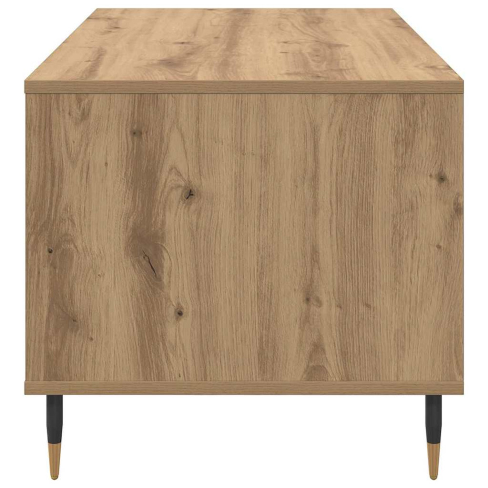 Produktbild för Kaffeebord med låda Artisan Ek 90 x 49 x 45 cm Konstruerat trä