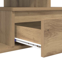 Produktbild för Kaffeebord med låda Artisan Ek 90 x 49 x 45 cm Konstruerat trä