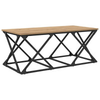 Produktbild för Kaffeebord Artisan Ek 100 x 49 x 40 cm Konstruerat trä