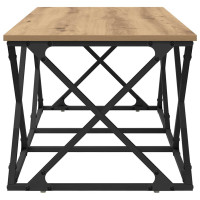 Produktbild för Kaffeebord Artisan Ek 100 x 49 x 40 cm Konstruerat trä