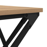 Produktbild för Kaffeebord Artisan Ek 100 x 49 x 40 cm Konstruerat trä