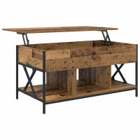 Produktbild för Kaffeebord Gammalt trä 100 x 55 x 48.5 cm Konstruerat trä