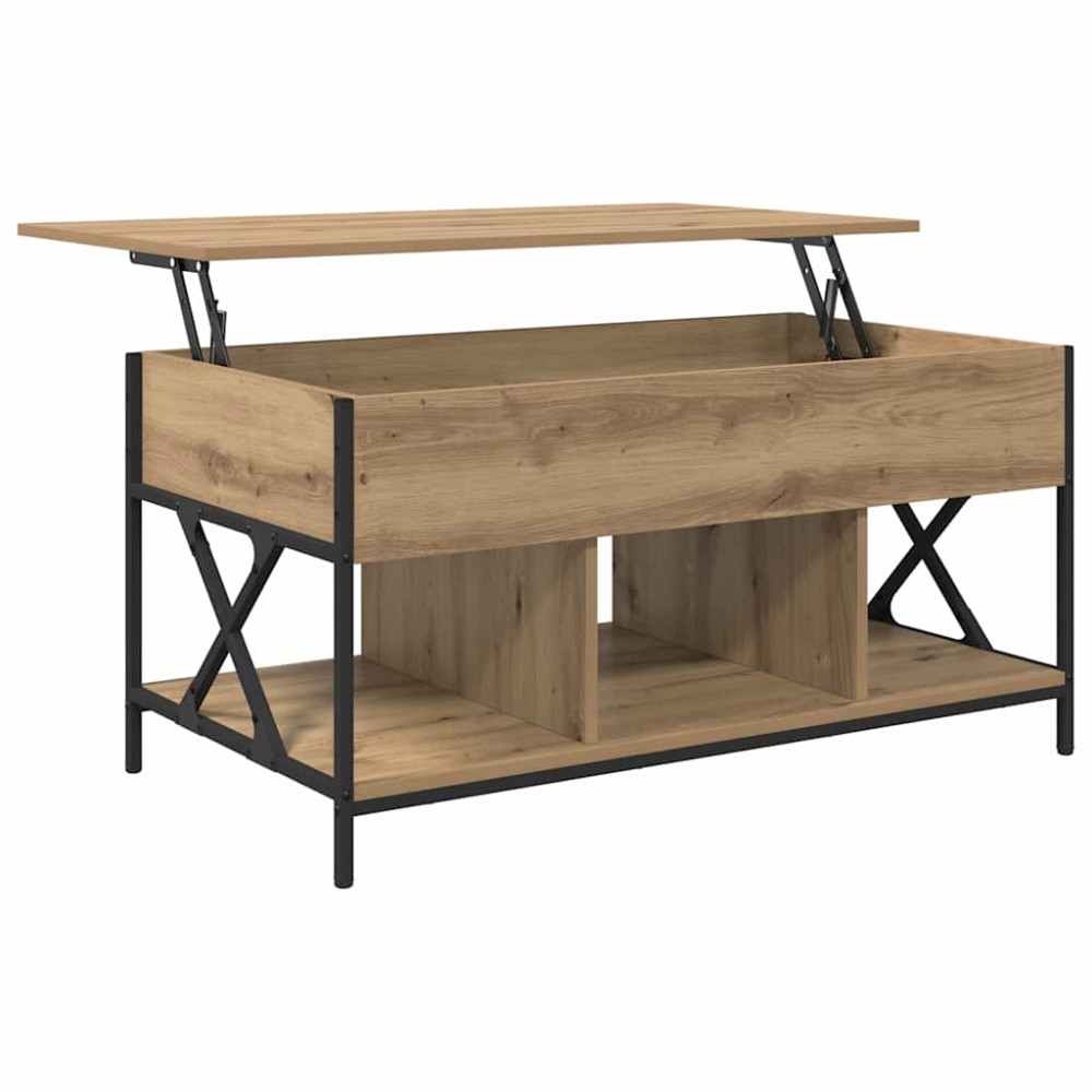 Produktbild för Kaffeebord Artisan Ek 100 x 55 x 48.5 cm Konstruerat trä