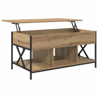 Produktbild för Kaffeebord Artisan Ek 100 x 55 x 48.5 cm Konstruerat trä