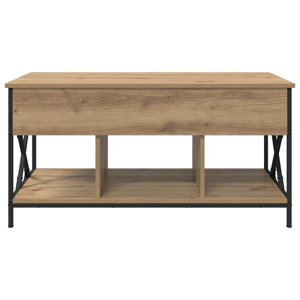 Produktbild för Kaffeebord Artisan Ek 100 x 55 x 48.5 cm Konstruerat trä