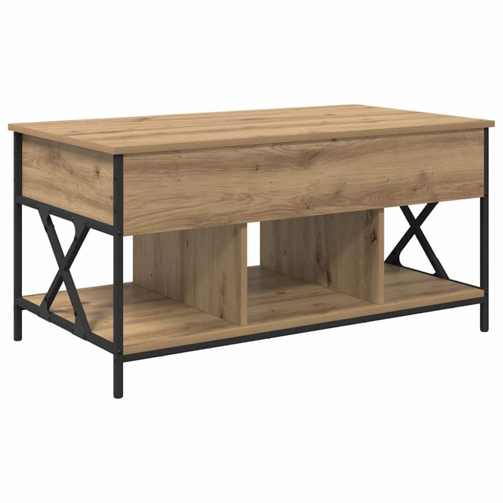 Produktbild för Kaffeebord Artisan Ek 100 x 55 x 48.5 cm Konstruerat trä