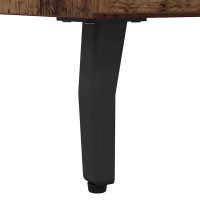 Produktbild för Nattduksbord med låda 2 pcs Gammalt trä 40 x 35 x 47,5 cm