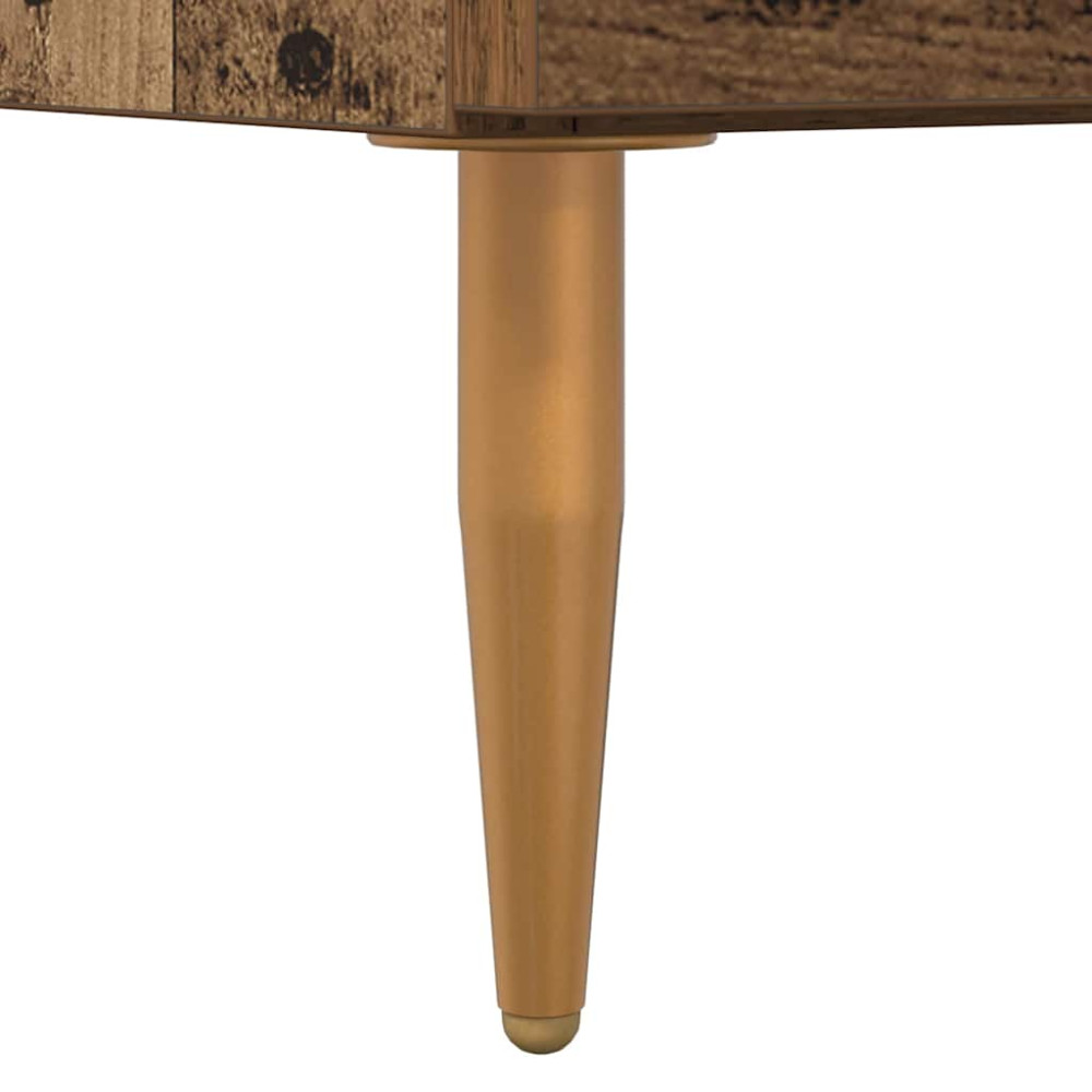Produktbild för Sängbord 2 pcs Gammalt trä 40 x 35 x 47,5 cm Konstruerat trä