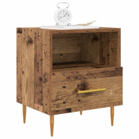 Produktbild för Sängbord 2 pcs Gammalt trä 40 x 35 x 47,5 cm Konstruerat trä