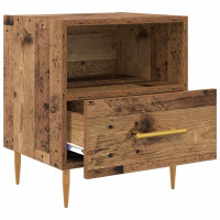 Produktbild för Sängbord 2 pcs Gammalt trä 40 x 35 x 47,5 cm Konstruerat trä