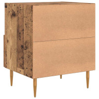 Produktbild för Sängbord 2 pcs Gammalt trä 40 x 35 x 47,5 cm Konstruerat trä
