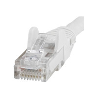 Produktbild för StarTech.com 75ft CAT6 Ethernet Cable, 10 Gigabit Snagless RJ45 650MHz 100W PoE Patch Cord, CAT 6 10GbE UTP Network Cable w/Strain Relief, White, Wiring is UL Certified/TIA - Category 6 - 24AWG (N6PATCH75WH) - patch-kabel - 22.9 m - vit