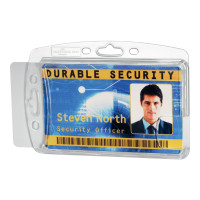 Produktbild för DURABLE korthållare - för 54 x 85 mm - transparent (paket om 10)