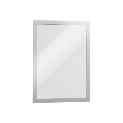 DURABLE Hunke & Jochheim DURABLE DURAFRAME dokumenthållare - för A4 - dubbelsidig - silver (paket om 10)