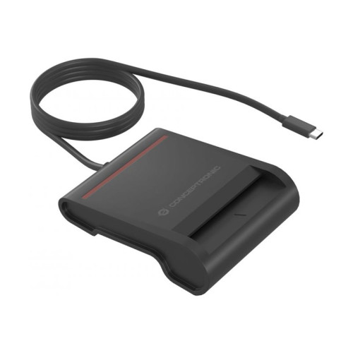 Conceptronic equip SCR01BC - SMART-kortläsare - USB-C 2.0