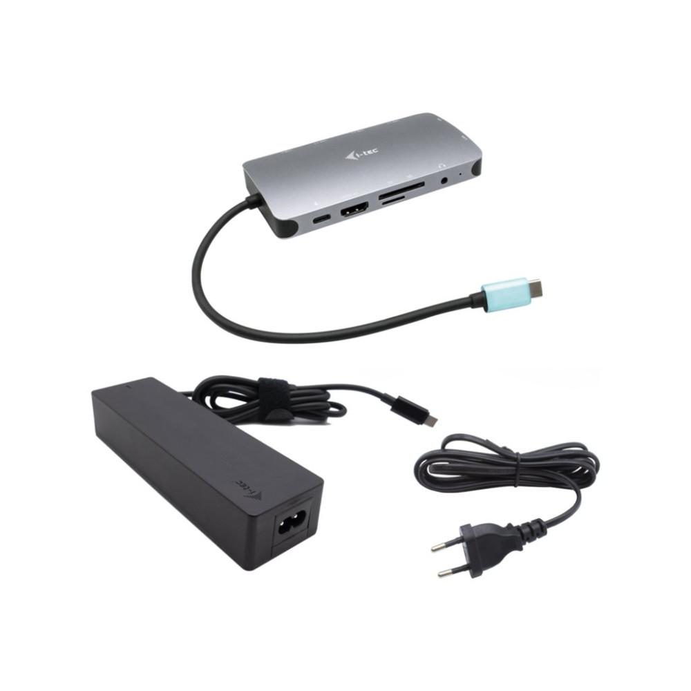 Produktbild för i-Tec Nano Dock - dockningsstation - USB-C / Thunderbolt 3 - HDMI, VGA - 1GbE
