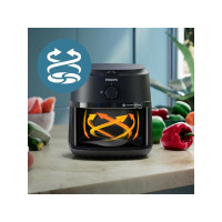 Produktbild för Philips 1000 Series NA120 - varmluftsfritös - svart