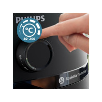 Produktbild för Philips 1000 Series NA120 - varmluftsfritös - svart