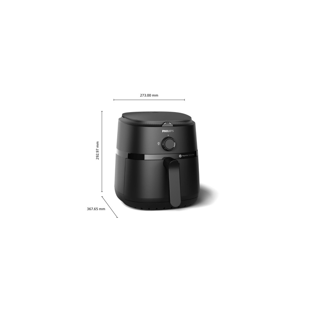 Produktbild för Philips 1000 Series NA120 - varmluftsfritös - svart