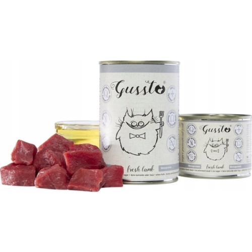 GUSSTO GUSSTO portionsburk 400 g FRESH LAMB /6 katmat med JAGNIECIN...
