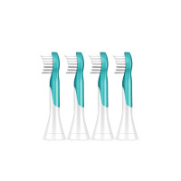 Produktbild för Philips Sonicare For Kids HX6034 - extra tandborsthuvud - vit/hav