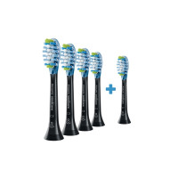 Produktbild för Philips Sonicare C3 Premium Plaque Defence HX9045 - extra tandborsthuvud - svart