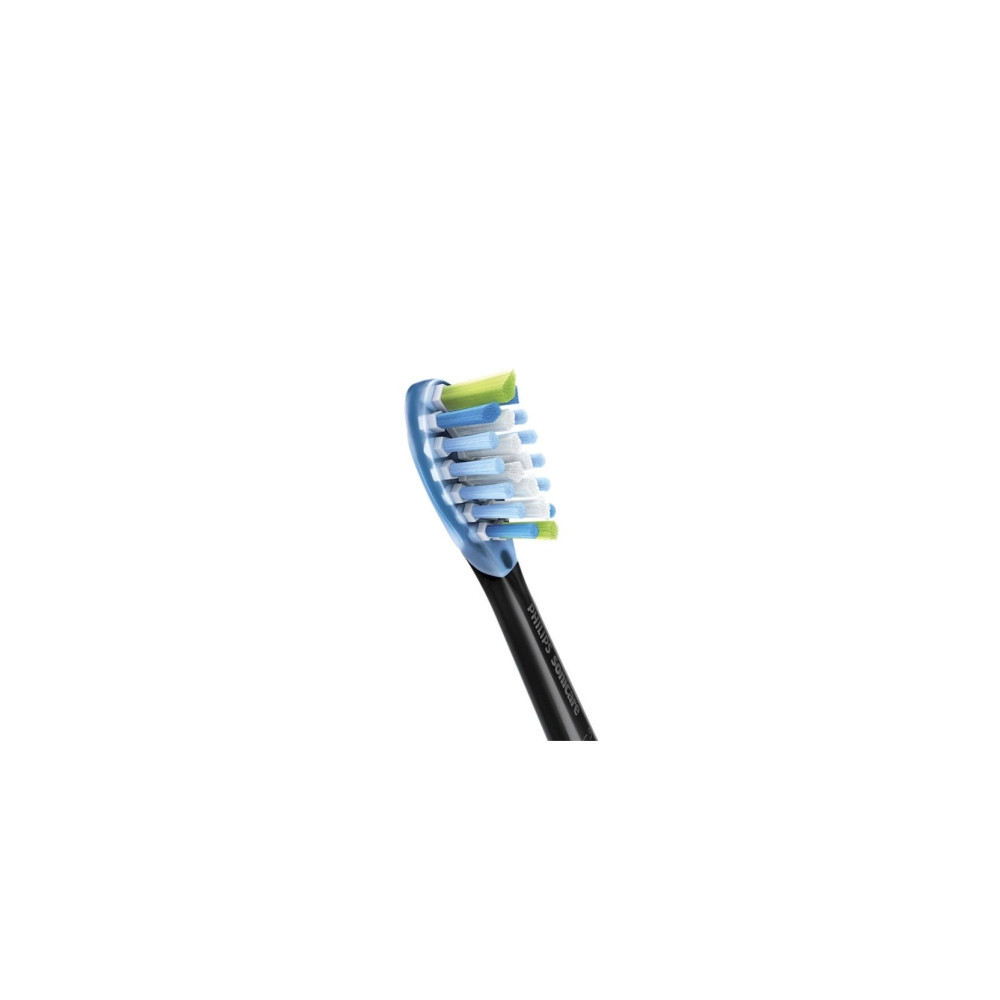 Produktbild för Philips Sonicare C3 Premium Plaque Defence HX9045 - extra tandborsthuvud - svart