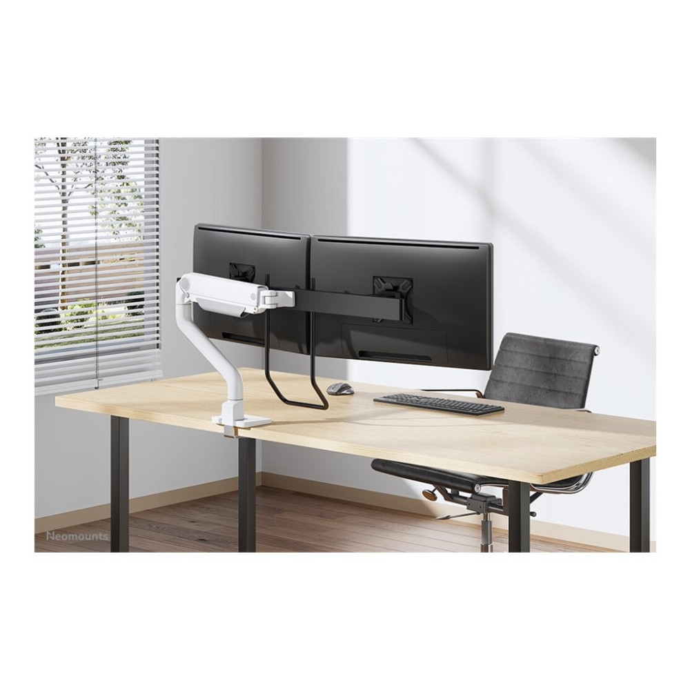 Produktbild för Neomounts DS75S-950WH2 monteringssats - fullständig rörelse - för 2 LCD-bildskärmar - vit