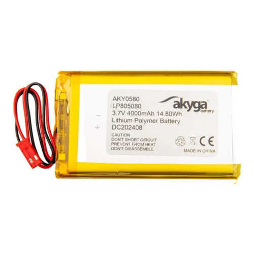 Akyga Akyga batteri - 3,7V - Li-pol - JST