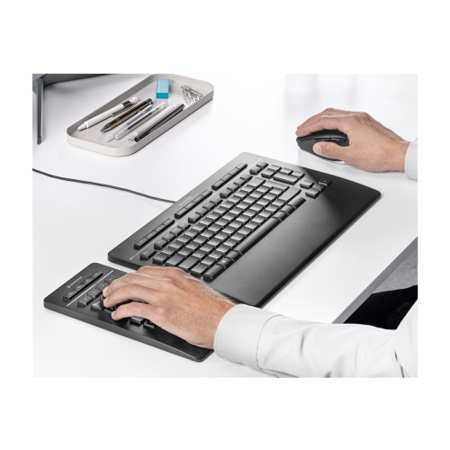 3Dconnexion 3Dconnexion Keyboard Pro with Numpad - tangentbord och numerisk knappsats - QWERTY - Nordisk Inmatningsenhet