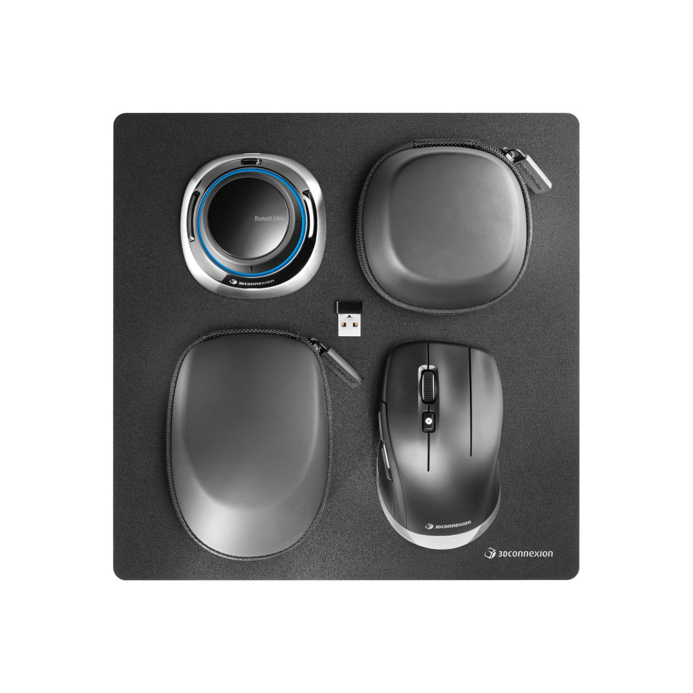 Produktbild för 3Dconnexion SpaceMouse Wireless Kit 2 - 3D-mus - 2.4 GHz