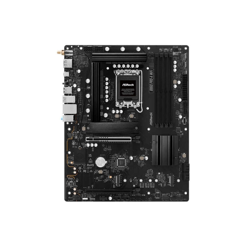 Produktbild för ASRock B860 Pro-A WiFi - moderkort - ATX - LGA1851-uttag - B860