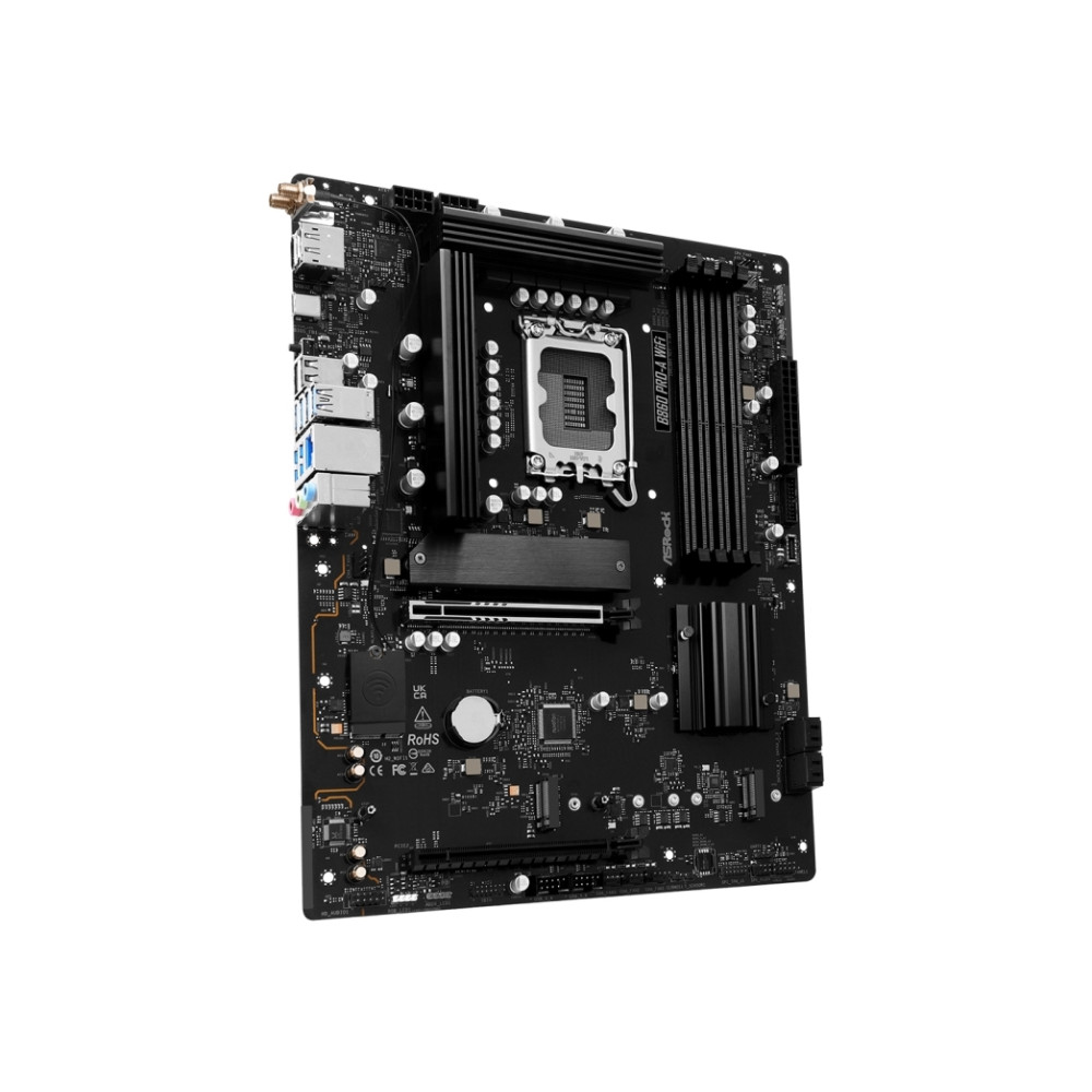 Produktbild för ASRock B860 Pro-A WiFi - moderkort - ATX - LGA1851-uttag - B860