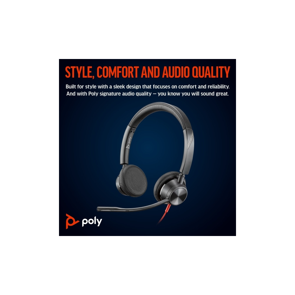 Produktbild för HP Poly Blackwire 3325