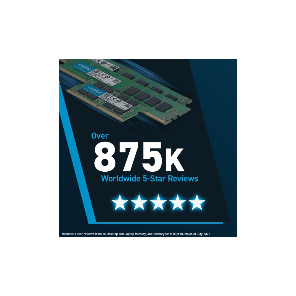 Produktbild för Crucial - DDR5 - sats - 32 GB: 2 x 16 GB - DIMM 288-pin / PC5-38400 - ej buffrad