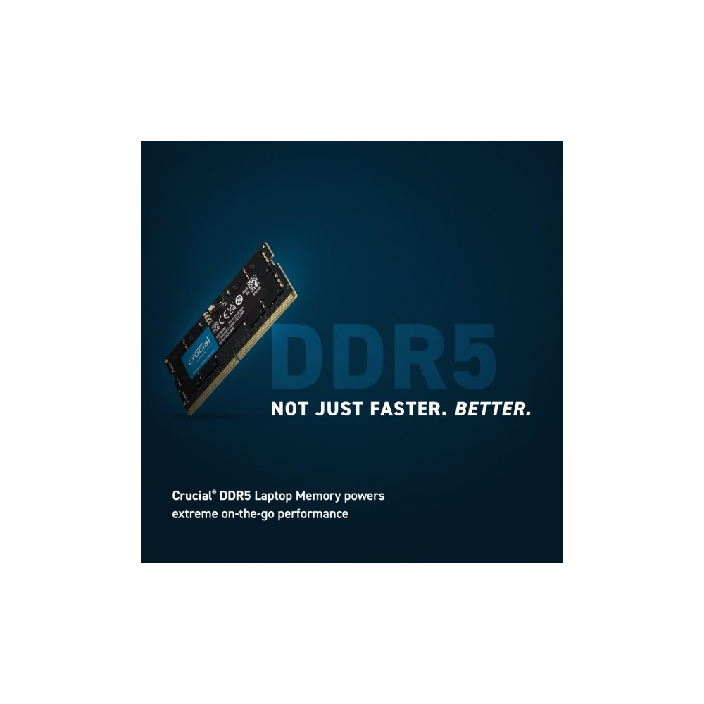 Produktbild för Crucial - DDR5 - sats - 64 GB: 2 x 32 GB - SO DIMM 262-pin / PC5-44800
