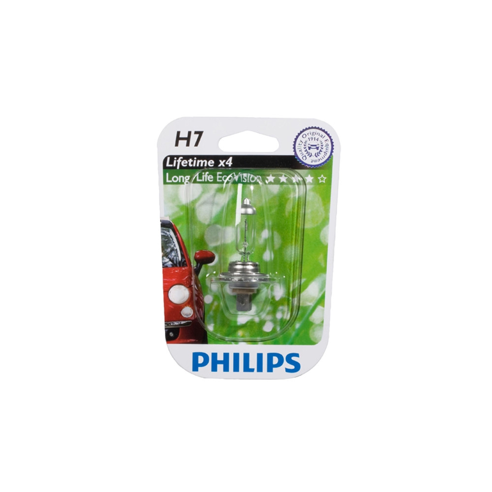 Produktbild för Philips Longlife EcoVision H7 55W 12V blister