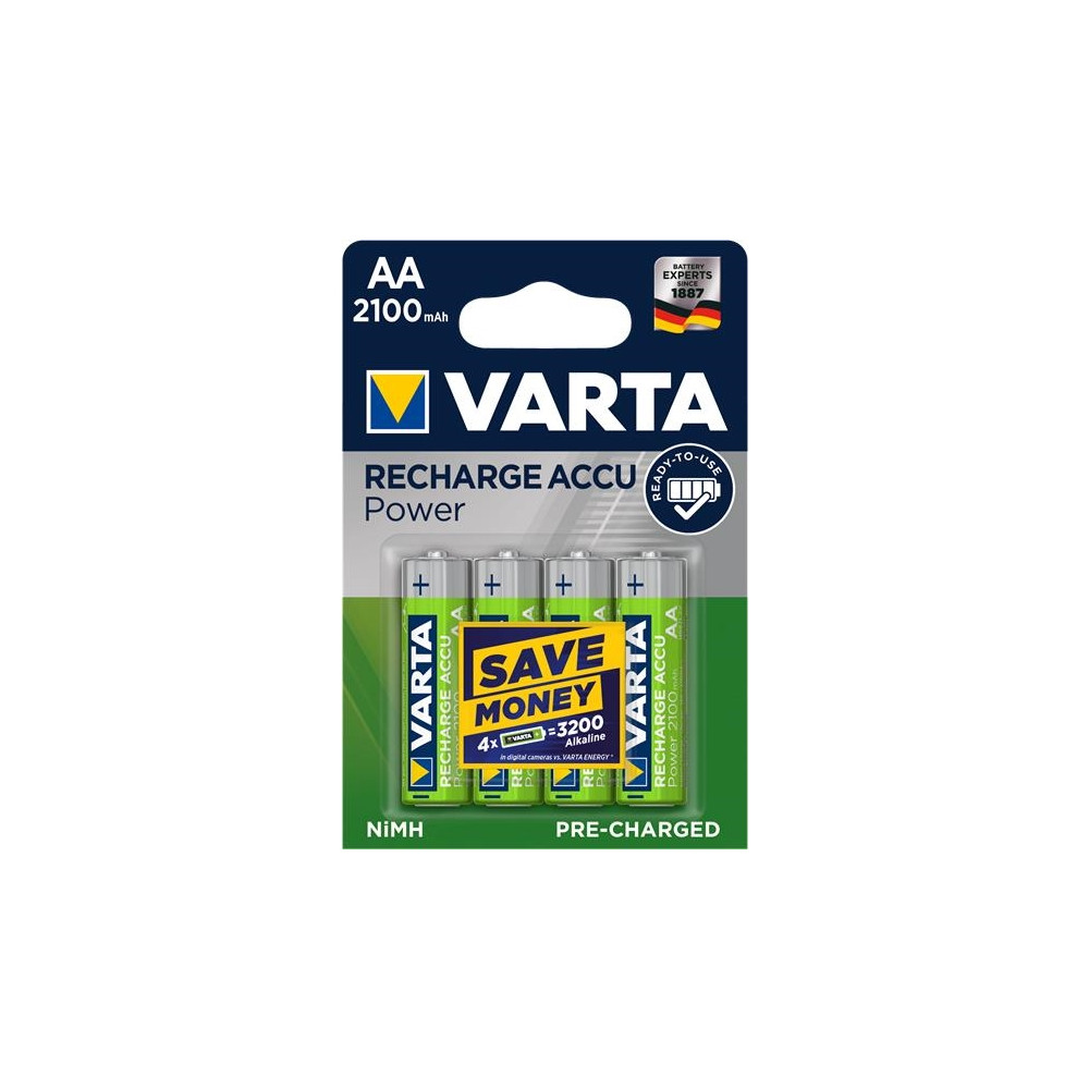 Produktbild för Varta batteri - 4 x AA / HR6 - NiMH