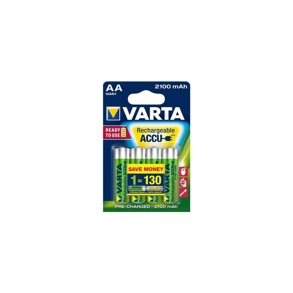 Produktbild för Varta batteri - 4 x AA / HR6 - NiMH