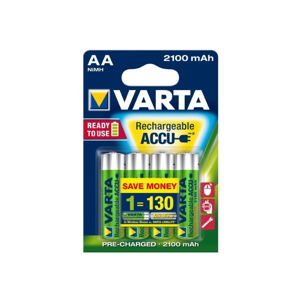 Produktbild för Varta batteri - 4 x AA / HR6 - NiMH